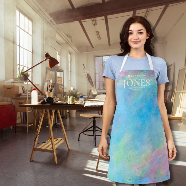 Personal Brand Business Logo Modern Abstract  Apron (Creator Uploaded)