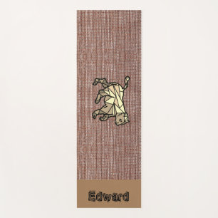 Personal brown black cozy for him yoga mat