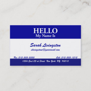 Personal Business Card 4 Template