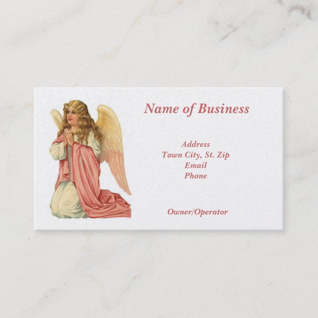 Personal-Business Card-Beautiful Angel Business Card (Front)