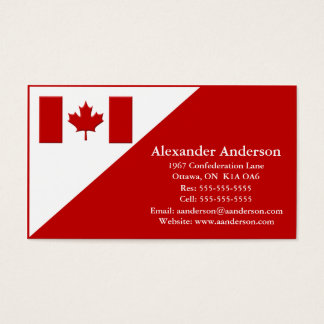 canada business card cards personal