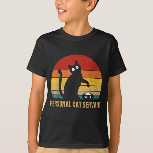 Personal Cat Servant vintage T-Shirt (Front)