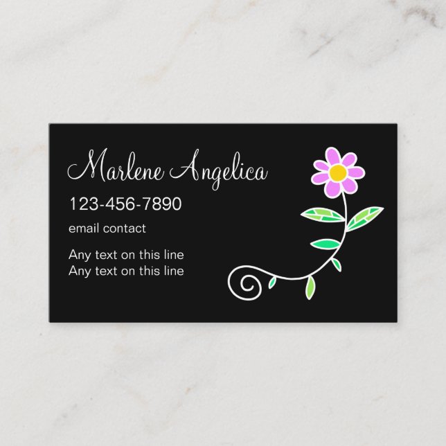       Personal Contact Mommy Cards (Front)