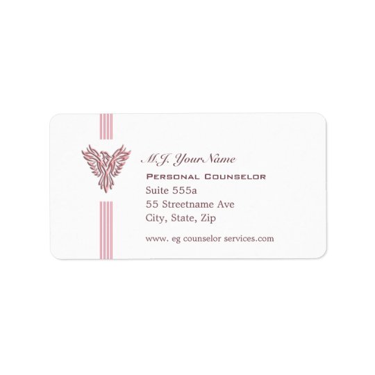 Personal Counsellor luxury stripes and pink