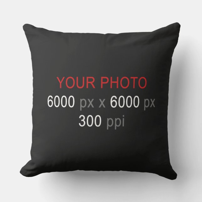 Personal Creation Throw Pillow (Front)