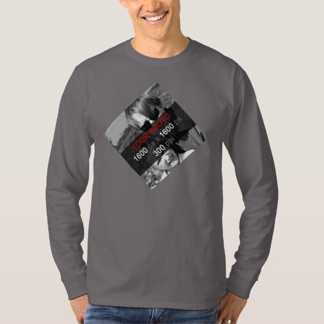 Personal Creations Custom Diagonal T-Shirt (Front)