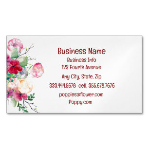 Personal Custom Country Floral   Business Card