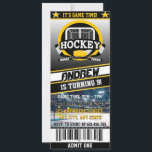 Personal Digital Hockey Ticket Birthday Sports  Invitation<br><div class="desc">Celebrate your little MVP’s special day with our Personal Digital Hockey Ticket Birthday Sports Invitation! Designed to resemble a real hockey game ticket, this invitation is perfect for any sports enthusiast’s birthday. Featuring bold hockey-themed graphics and customizable details, it’s ideal for creating excitement and setting the tone for a memorable...</div>