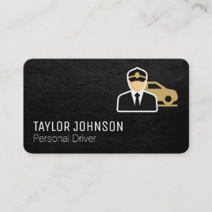 Personal Driver Logo   Transportation Business Card