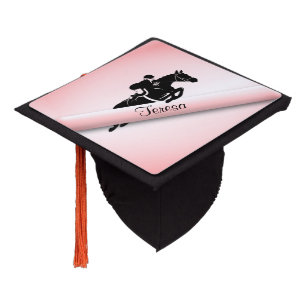Personal Equestrian Jumper Graduation Cap Topper