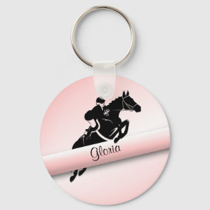 Personal Equestrian Jumper Keychain