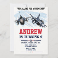 Personal Fighter Air force Birthday party