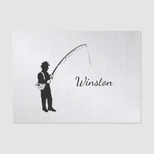 Personal Fishing Tissue Paper (Front)