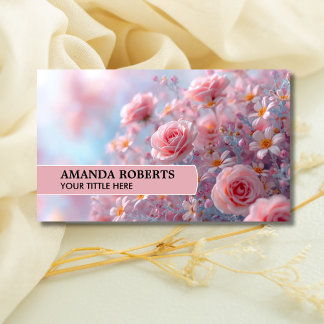 Personal Floral Business Card
