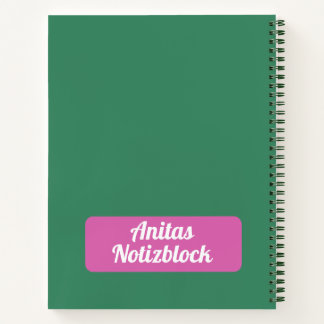 Personal Florales Notebook