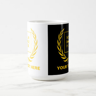 Personal Golden Laurel Wreath Coffee Mug