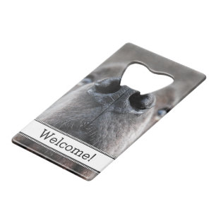 Personal Great Dane Bottle Opener Credit Card Bottle Opener