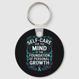 Personal Growth Mental Health Awareness Prevent Keychain