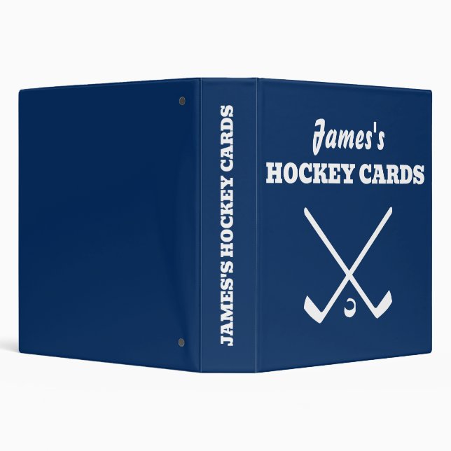 Personal hockey card folder binder (Background)