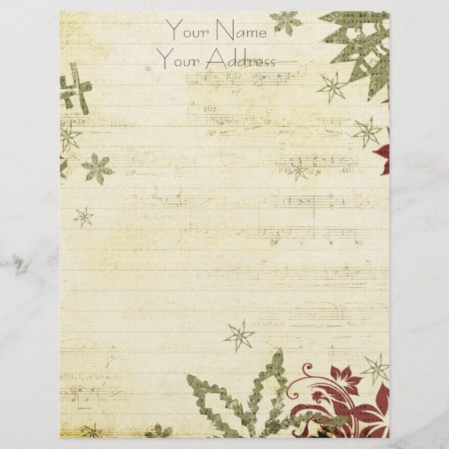 personal Holiday letterhead (Front)