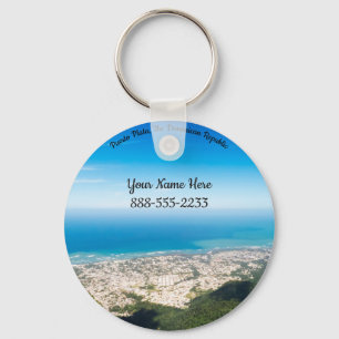 Personal Info   Dominican Republic Keychain