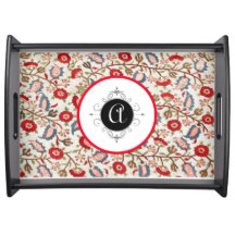 PERSONAL INITIAL William Morris PATTERN TRAY