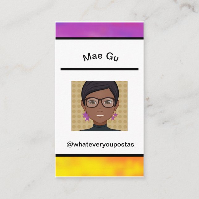 Personal Intro Card (social media) (Front)