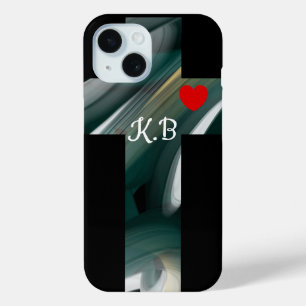 Personal iPhone Cases Trend Abstract Black Green