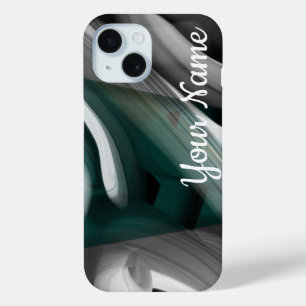 Personal iPhone Cases Trend Abstract Black Green