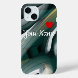 Personal iPhone Cases Trend Abstract Black Green