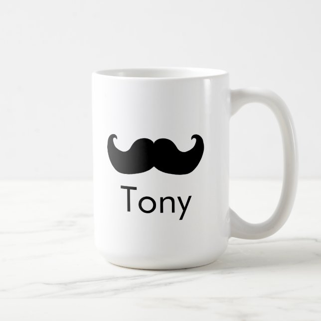 Personal name Moustache Mr mug (Right)