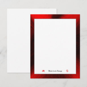 Personal Note Cards Zodiac Fraktur Names 