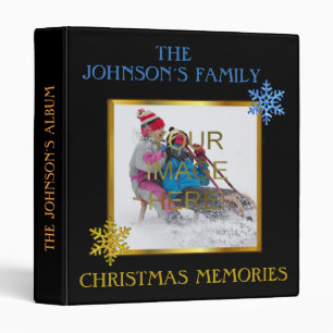 PERSONAL PHOTO ALBUM CUSTOM CHRISTMA FAMILY BINDER