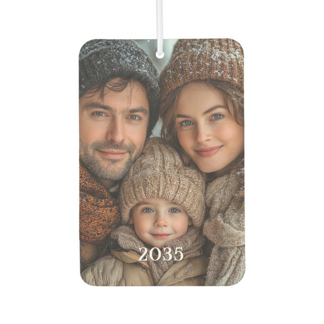 Personal Photo Customized Air Freshener (Front)