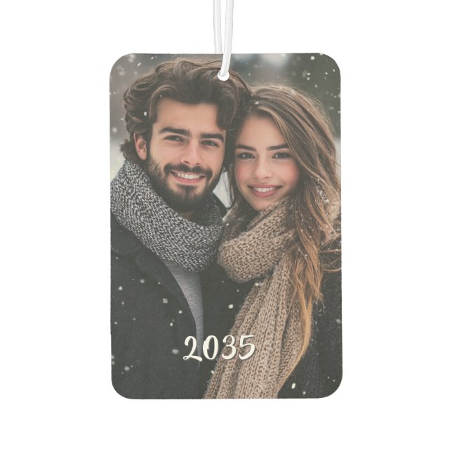Personal Photo Customized Air Freshener (Back)