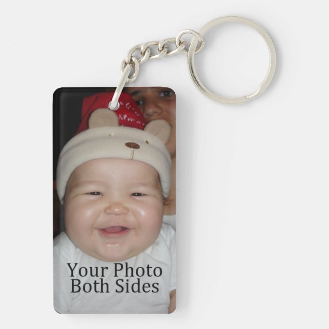 Personal Photo Keychain (Back)