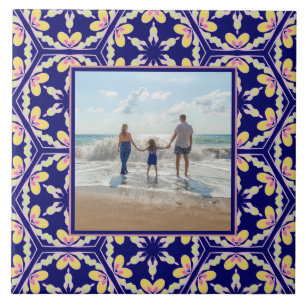 Personal Photo Spanish Mediterranean Style Pattern Tile