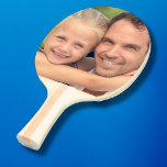 Personal photo table tennis racquet ping pong paddle<br><div class="desc">Personal photo table tennis racket template. Create a great photo gift online for your birthday. Just put the photo up and order the gift for a friend.</div>