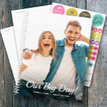 Personal Photo Weekly Monthly Wedding Planner<br><div class="desc">Wedding planner with your favourite photo on the front - personalized with your details in chic lettering. Planner includes monthly and weekly layouts,  12 months,  60 pages with laminated soft cover front and back covers.</div>