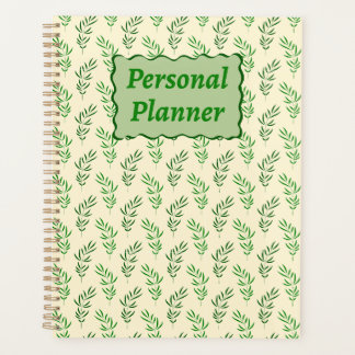 Personal Planner Seamless Floral Desgin