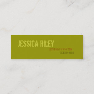 Personal Profile Cards - Camp