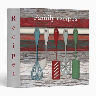 Personal recipe book cookbook family favourite binder