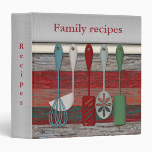 Personal recipe book cookbook family favourite binder