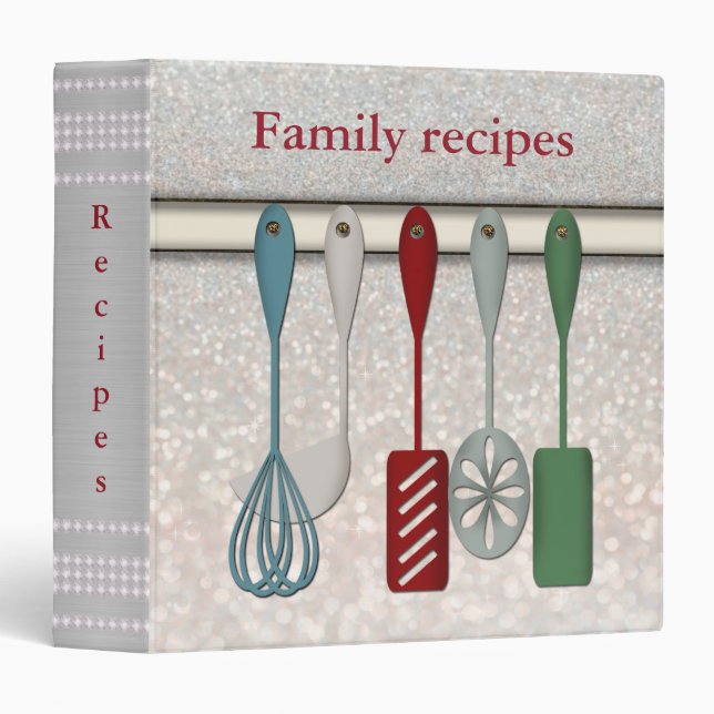 Personal recipe book cookbook family favourite binder (Front/Spine)