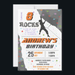 Personal Rock Climbing Birthday Party Invitation<br><div class="desc">Get ready for an adventurous celebration with our Personal Rock Climbing Birthday Party Invitation! Customize the details to match your style, add vibrant colours, and let's create an invitation that captures the thrill of rock climbing. Whether it's an indoor climbing gym or an outdoor adventure, mark the date, gather your...</div>