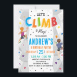 Personal Rock Climbing Birthday Party Invitation<br><div class="desc">Get ready for an adventurous celebration with our Personal Rock Climbing Birthday Party Invitation! Customize the details to match your style, add vibrant colours, and let's create an invitation that captures the thrill of rock climbing. Whether it's an indoor climbing gym or an outdoor adventure, mark the date, gather your...</div>