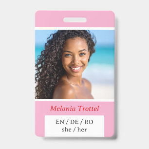 Personal Safety ID Badge