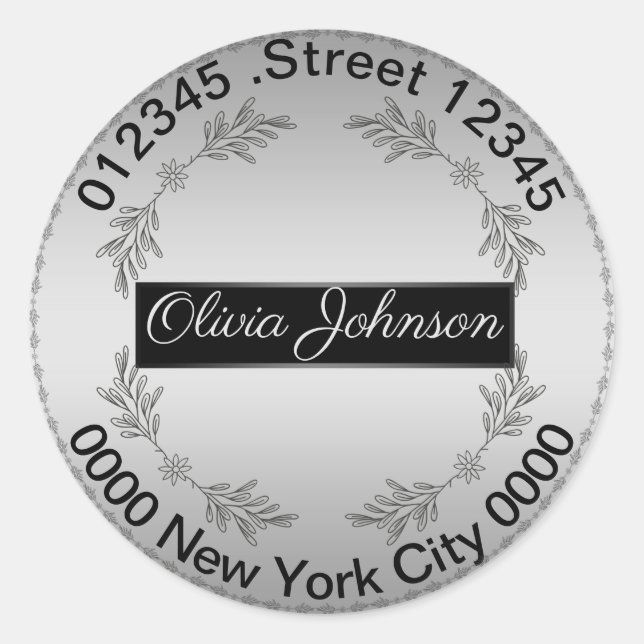 Personal shiny stickers (Front)