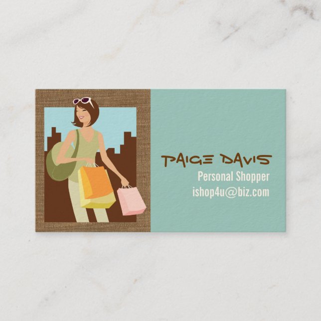 Personal Shopper Business Cards (Front)