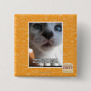 Personal Space 2 Inch Square Button